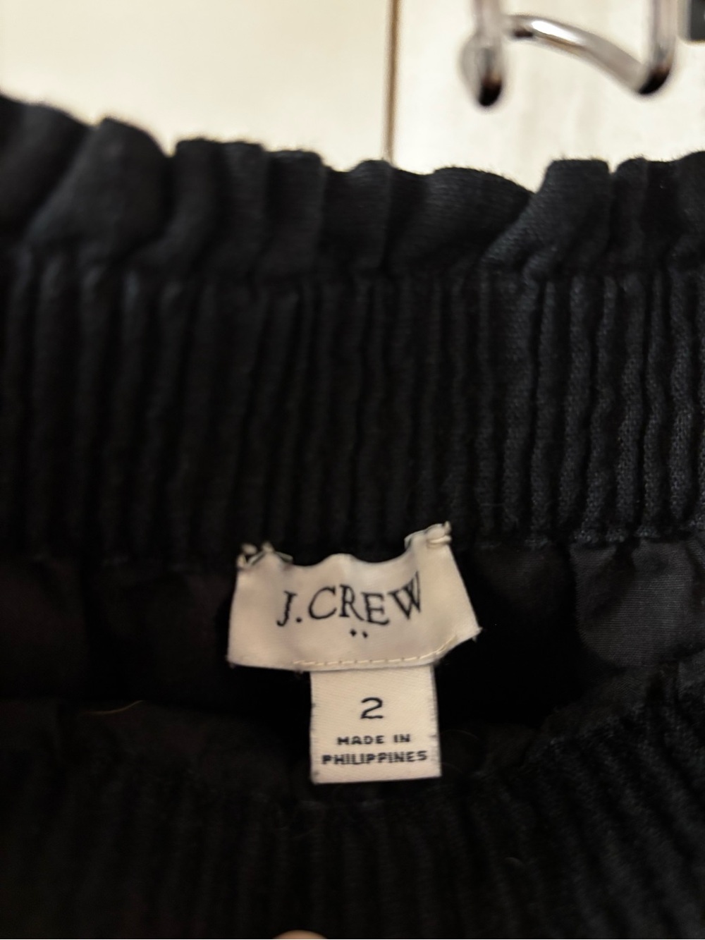 J. Crew Black Smocked Waist Mini Skirt - Picture 5 of 5